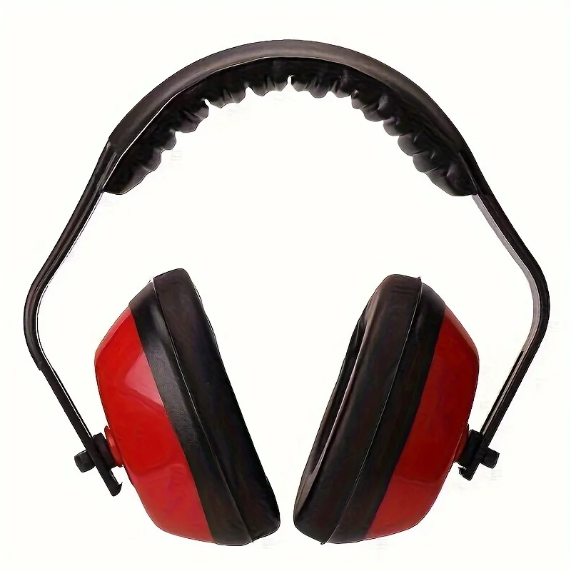 Plastic Soundproof Headphones Noise Reduction Ear Protector For Study Work Sleep Ear Protector With Foldable Adjustable Headband