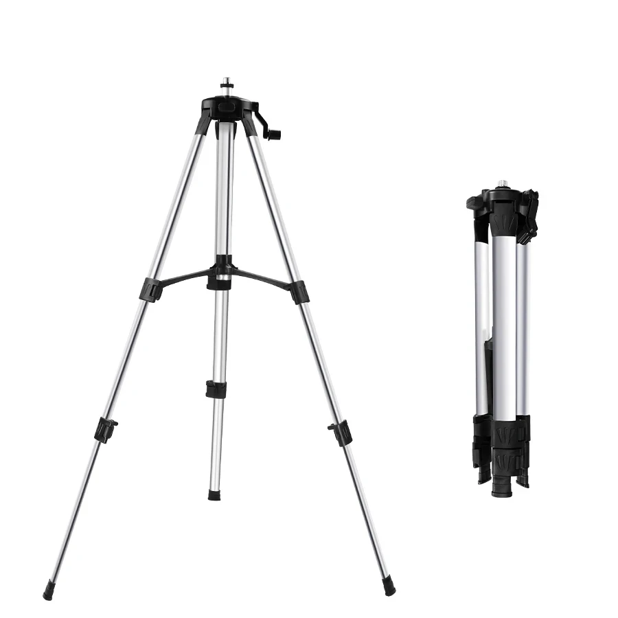 Trípode de nivel láser HILDA de 1,2 M, trípode profesional adecuado para nivel láser, trípode de aluminio con 5/8 ajustable