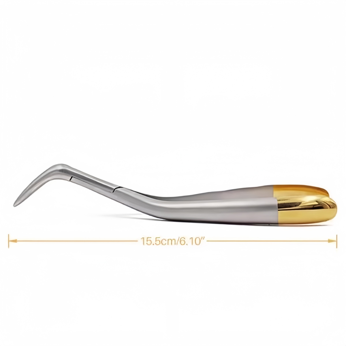 1 Pc Tandheelkundige Wortel Fragment Tand Extractie Tang Rvs Gebogen Snavel Gekarteld Maxillaire Mandibulaire Autoclaveerbaar Gereedschap
