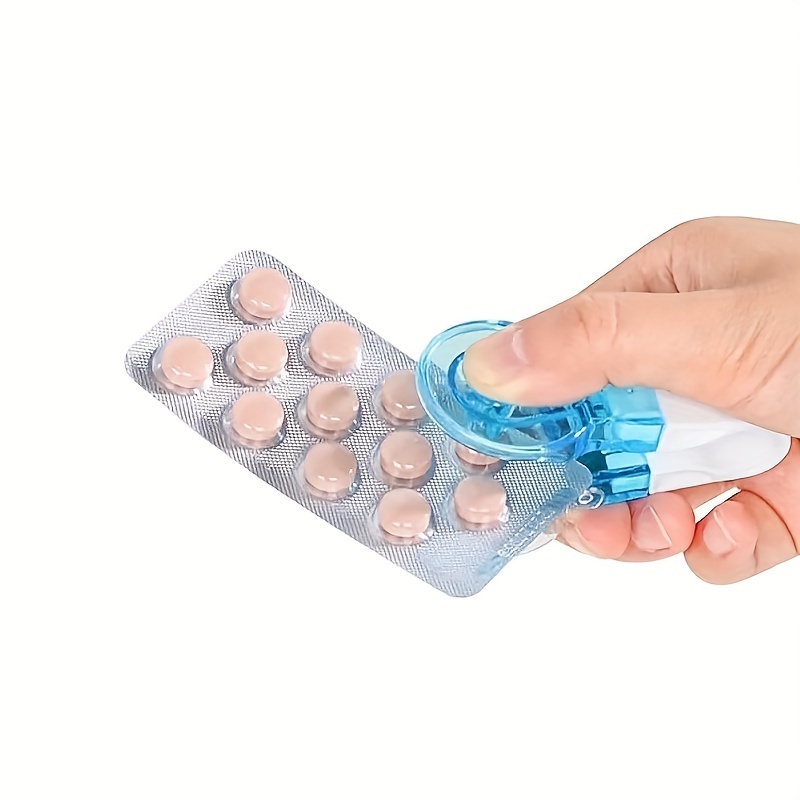 1 PC แบบพกพา Pill Taker Remover กล่องยา Gadgets ในครัวเรือน,แท็บเล็ต,ยาจองเครื่องมือออกแบบใหม่ Pill Dispenser