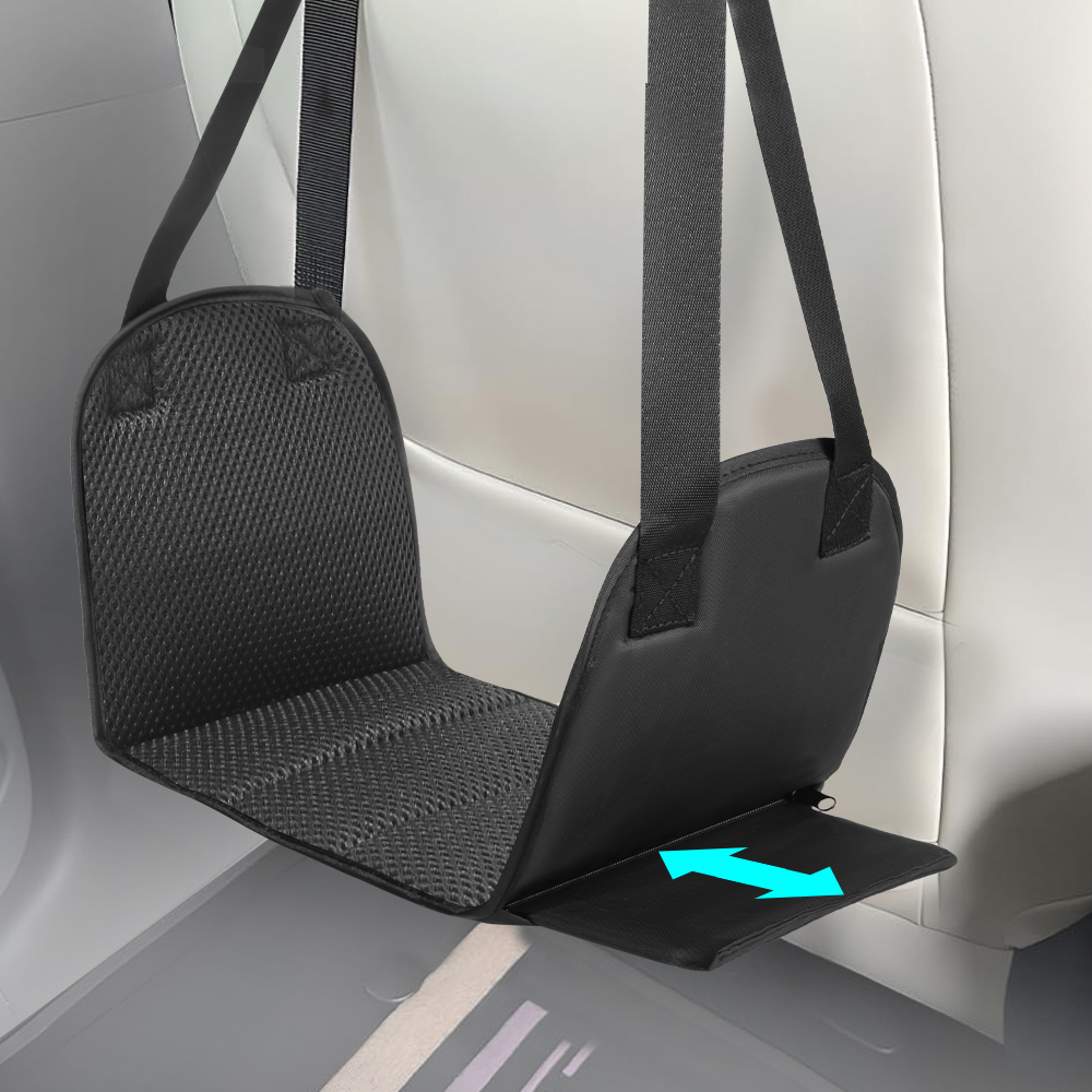 Newest Airplane Foot Hammock Airline Foot Rest With Removable Pad Adjustable Strap Foot Hammock With Menory Foam For Travel