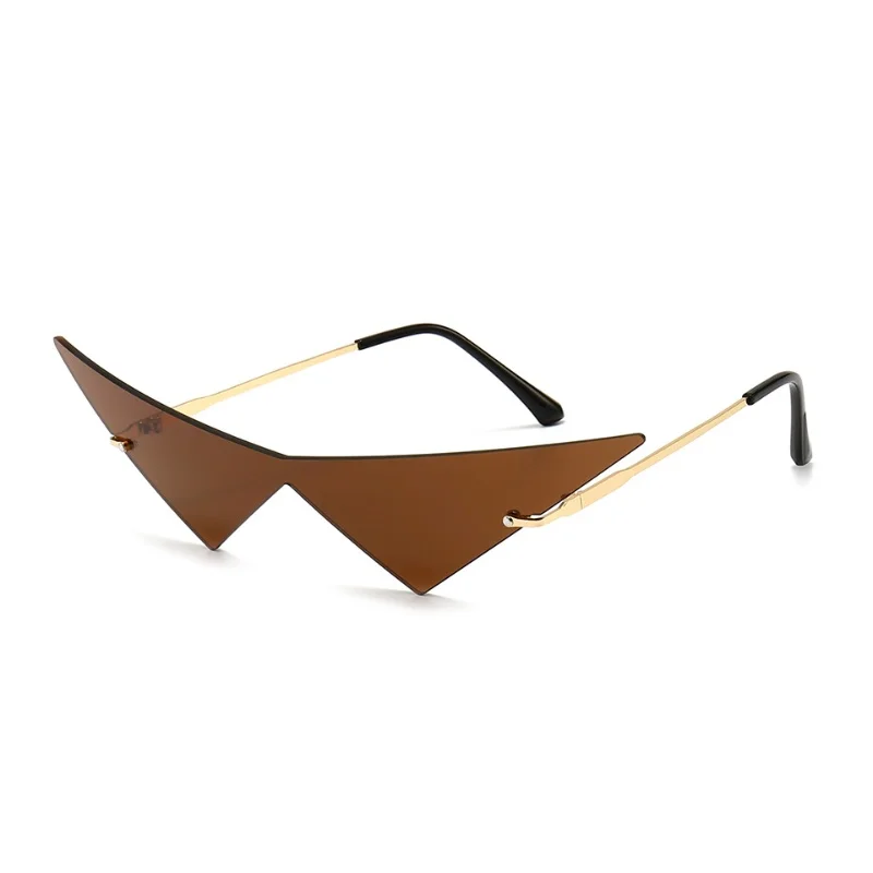 5351 New Arrival Unisex Stylish Sunglasses with Triangle Frames: Perfect for Runway Shows, Street Photography, Hip-hop & Funky