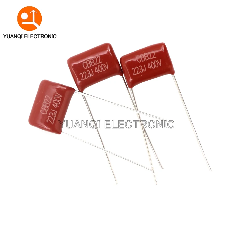10 Uds 63V 100V 250V 400V 450V 630V 2000V 103J 104J 105J 155J 223J 224J 225J 334J 474J 475J CBB condensador de película de polipropileno