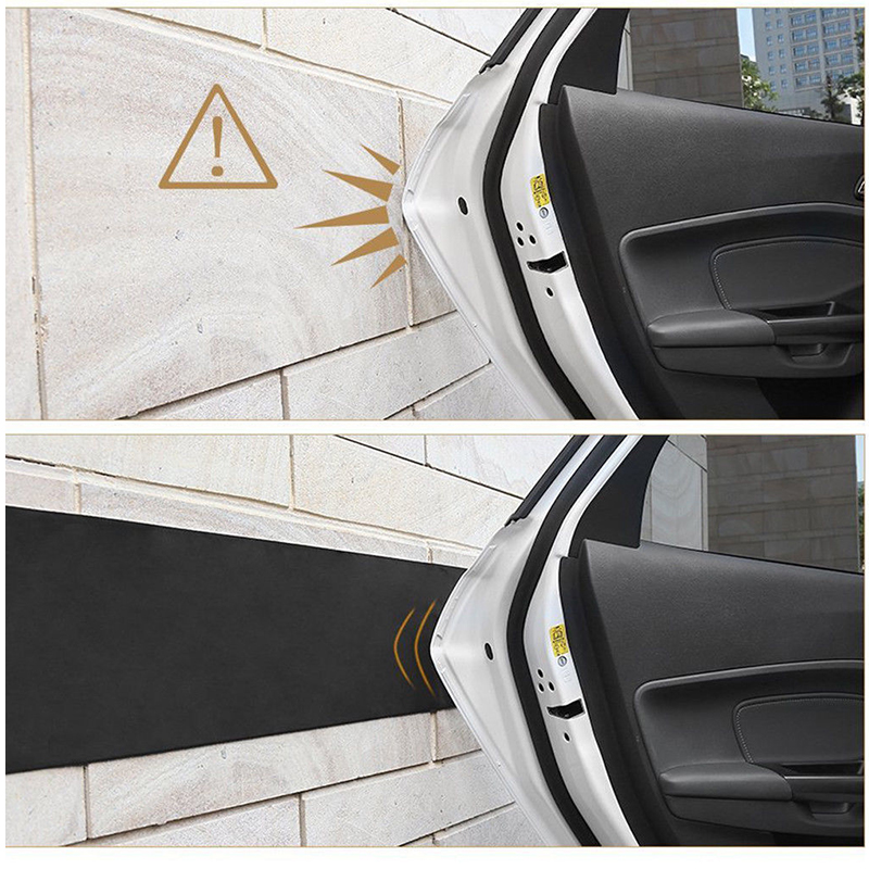 200 X 20cm Car Door Protector Garage Rubber Car Styling Wall Guard Bumper Safety Parking Lip Bumper