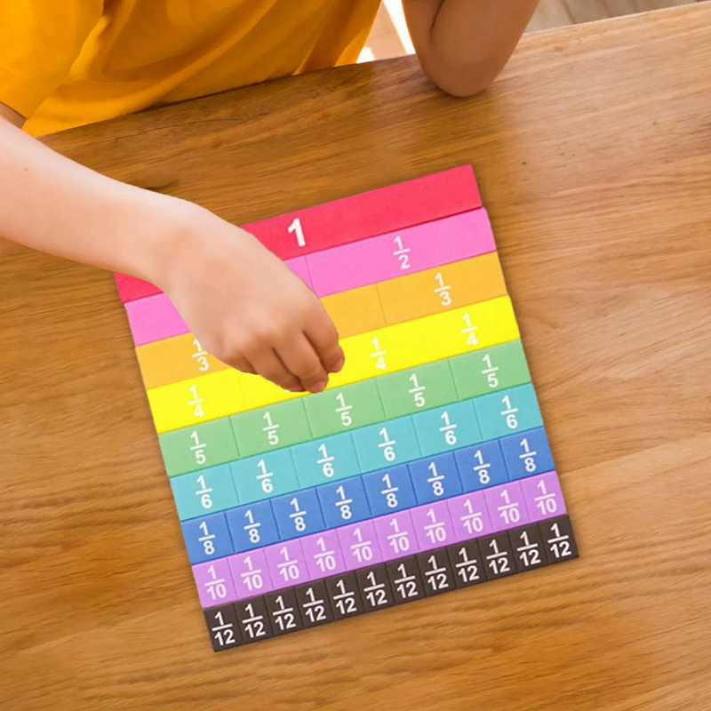 51ชิ้นเศษลูกบาศก์คณิตศาสตร์มอนเตสซอรี่วัสดุการเรียนการสอนช่วยการเรียนรู้ส่วนที่เทียบเท่าอุปกรณ์ประกอบฉากสำหรับเด็กการศึกษาในช่วงต้น