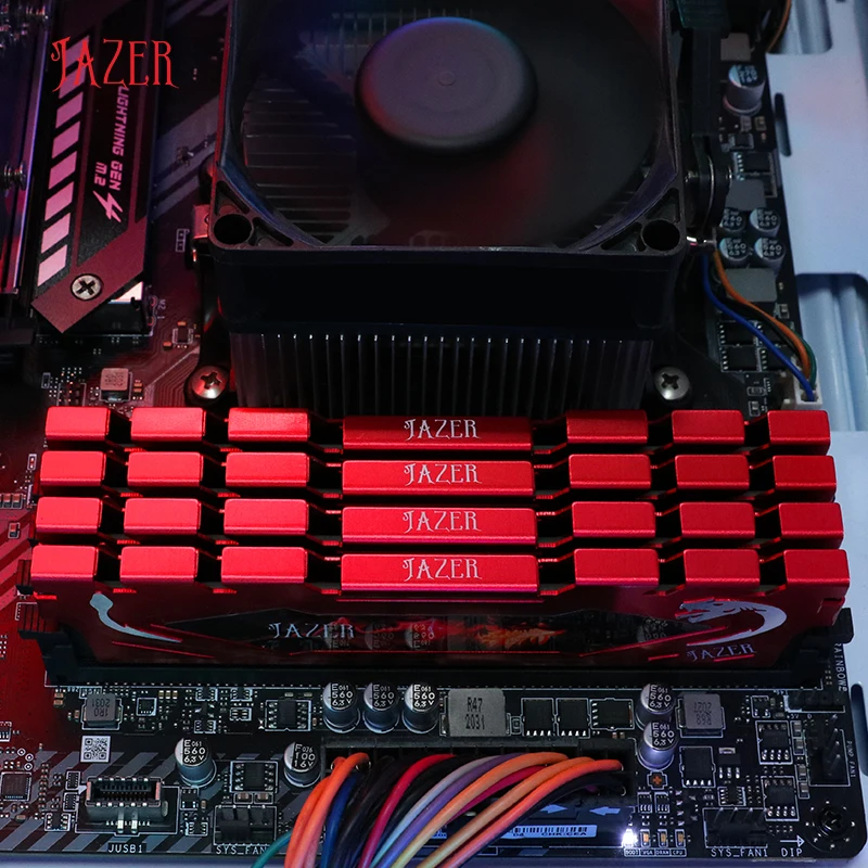 JAZER DDR4 Ram 16GB 8GB 32GB 3200MHz PC4 Desktop Gaming Memory Support Motherboard DDR4 Memory