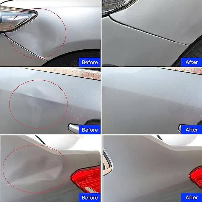 รถแผ่นโลหะ Paintless Dent พลาสติก PULLER Kit Auto Hail PIT Removal ซ่อมเครื่องมือร้อนหลายขนาดชุดถ้วยดูด