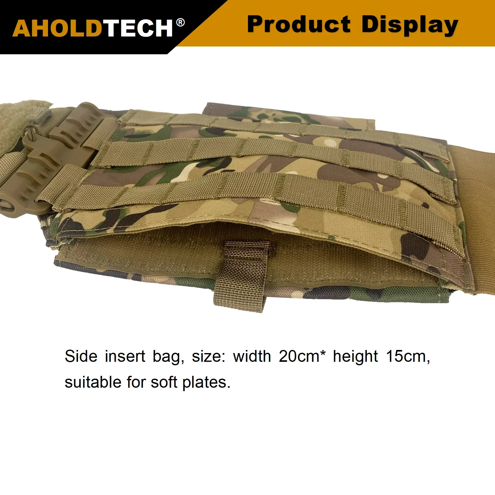 Aholdtech Tactical Quick Release Surrounding Abdominal Belt For Plate Carrier Vest Carrier Elastic Cummerbund Vest Accessories