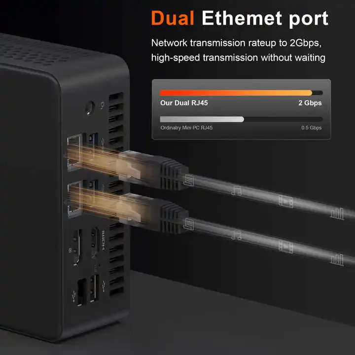 SZBOX Z68 Ryzen 7 6800H MiNi PC Windows 11 Pro 2*SO-DIMM DDR4 M.2 SSD PCIe3.0 USB3.2 WIFI6 BT5.2 Gaming Office Desktop Computer