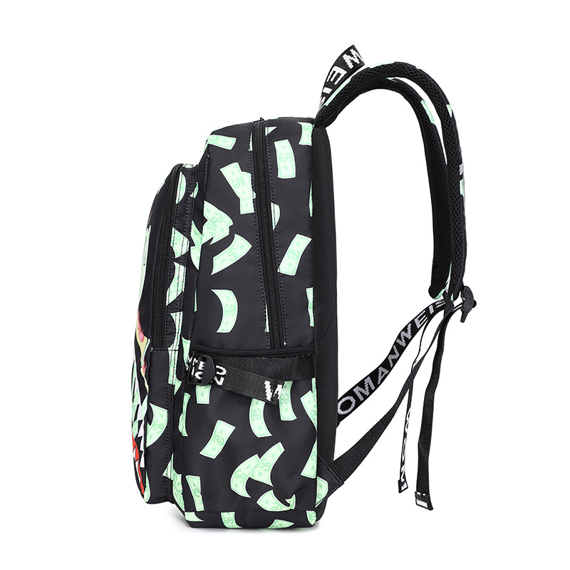 Backpack Elementary Bookbag Travel Rucksack Cartoon Shark Print Primary School Student Satchel Backpack Mochila