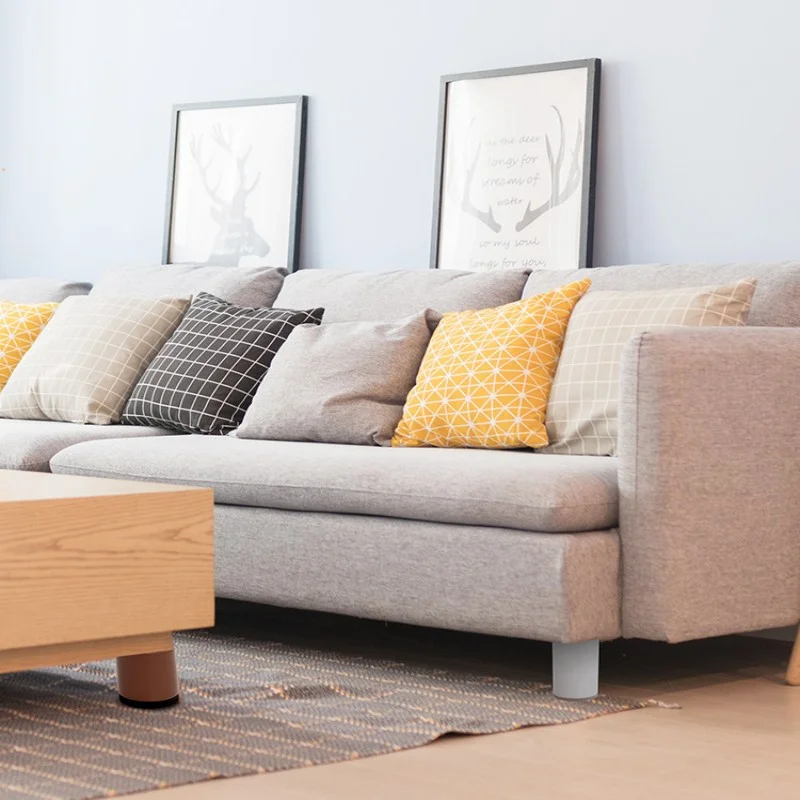 Almohadilla de pie para muebles pesados, Protector de suelo elevador de acero al carbono antideslizante, resistente al desgaste, para sofá cama, mesa y silla, 4 Uds.