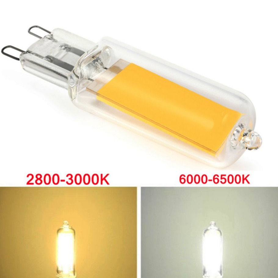 Lampadina LED G9 super luminosa 7W 9W 12W15W AC/DC 12V 220V Lampada in vetro Luce a potenza costante Illuminazione a LED G9 COB Illuminazione domestica
