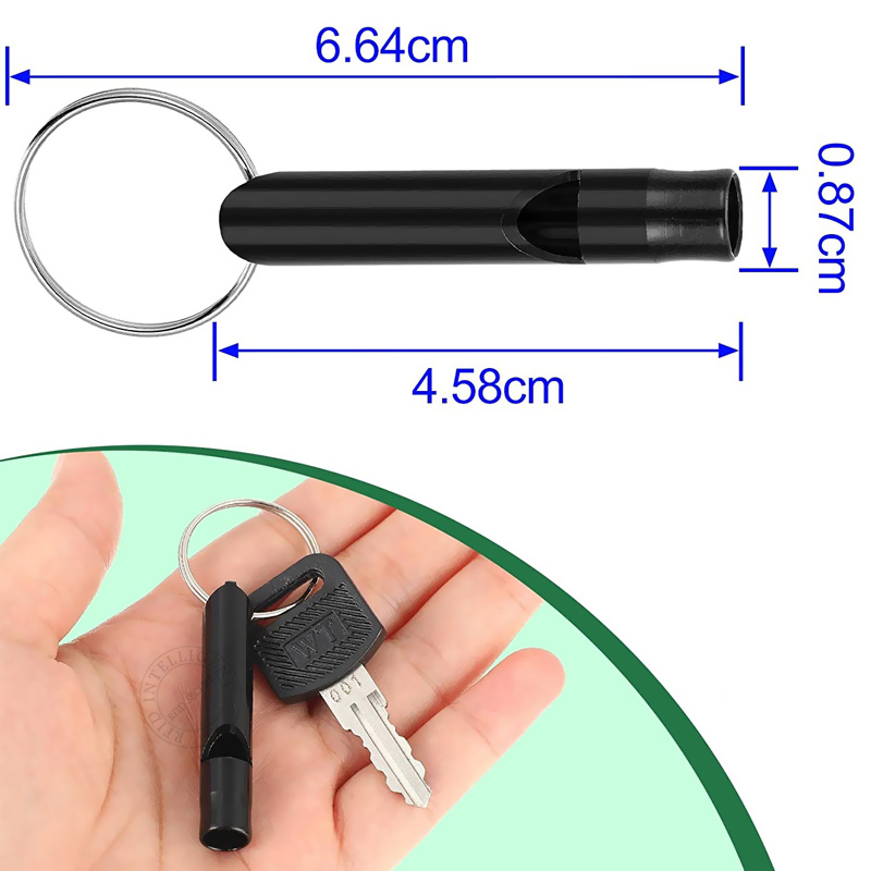 Âm Thanh Lớn Khẩn Cấp Huýt Sáo Móc Khóa Sinh Tồn Nhân Viên Cứu Hộ Dụng Cụ Cắm Trại Đi Bộ Đường Dài Thú Cưng Tàu Tự Vệ EDC Móc Khóa