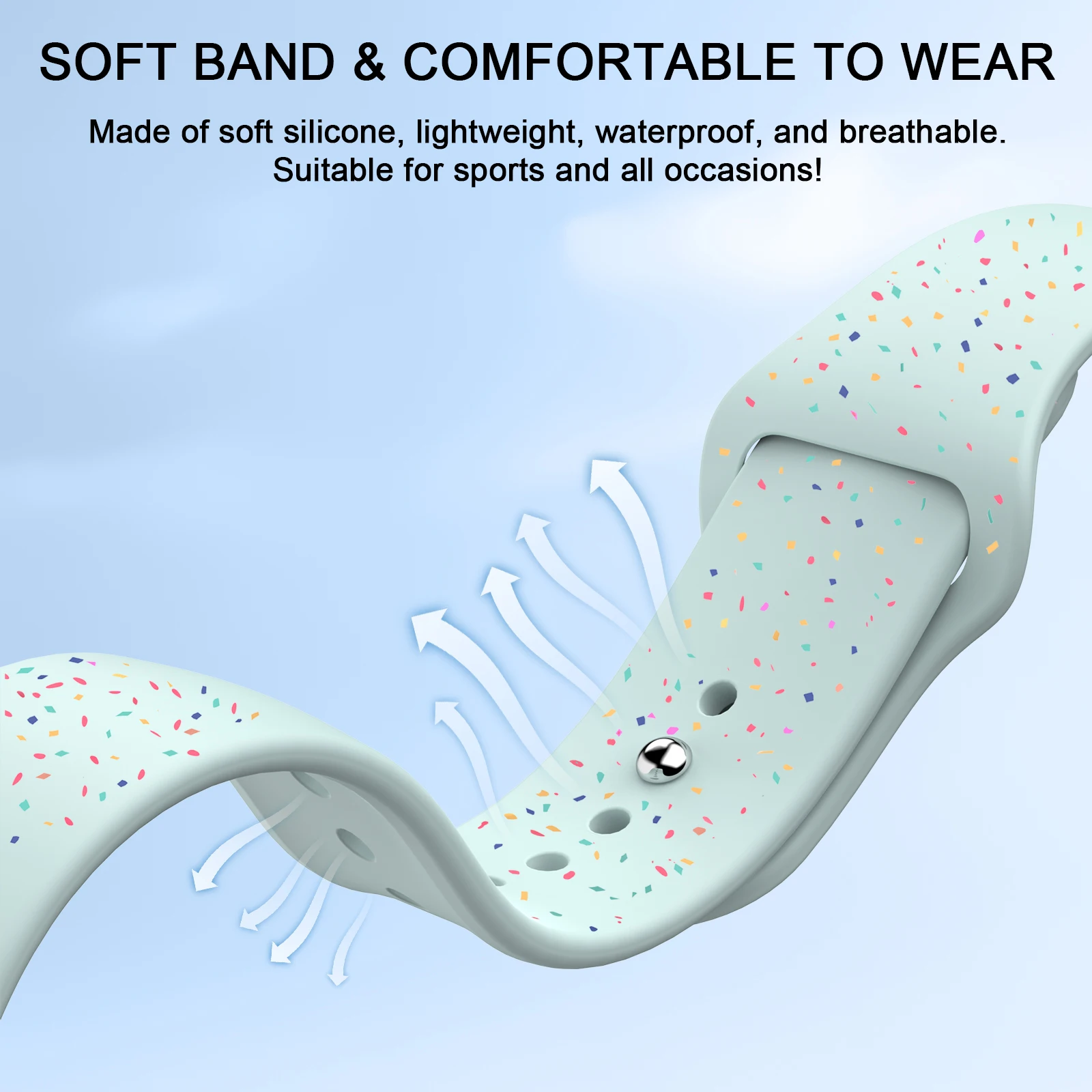 20mm Colorful Soft Silicone Band For Amazfit GTS 4/2 Mini GTS 3 2e Strap For Amazfit Bip 3 Pro/Bip U Pro/Bip Lite/Bip S lite