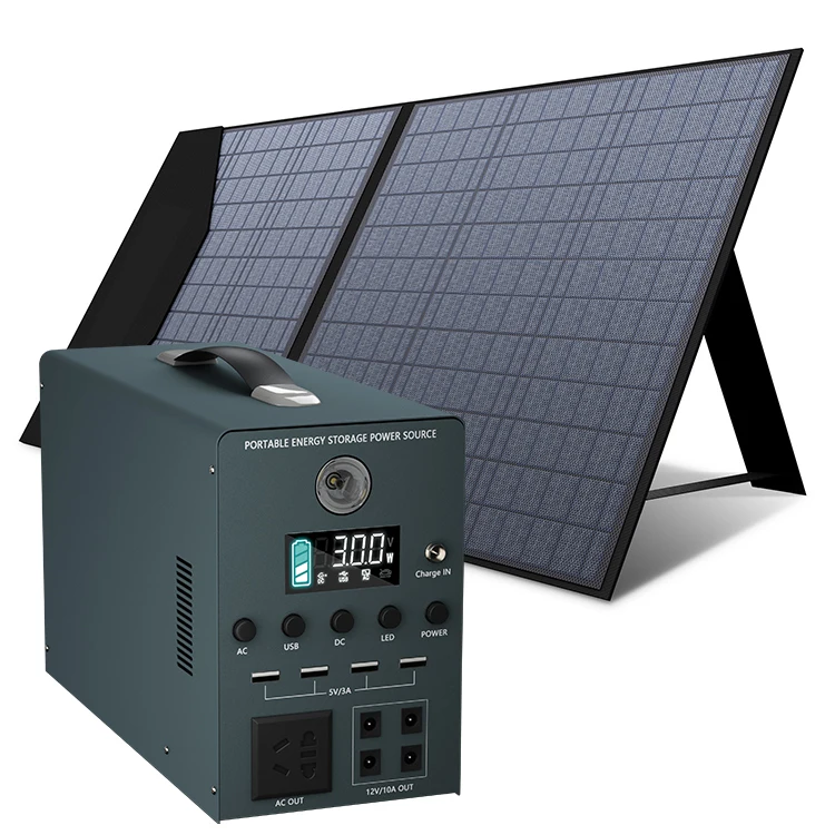 Generador de energía portátil con batería de almacenamiento de energía Solar, 300w, 153,6wh, multiusos, pesca, Camping, fuente de alimentación de emergencia al aire libre