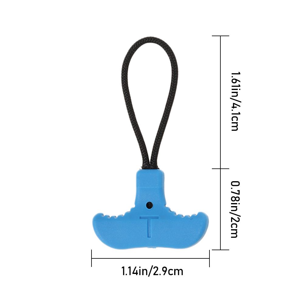 5Pcs Durable  Bags Tent Puller Replacement T-shaped Zipper Pull Fixer Backpack Zipper