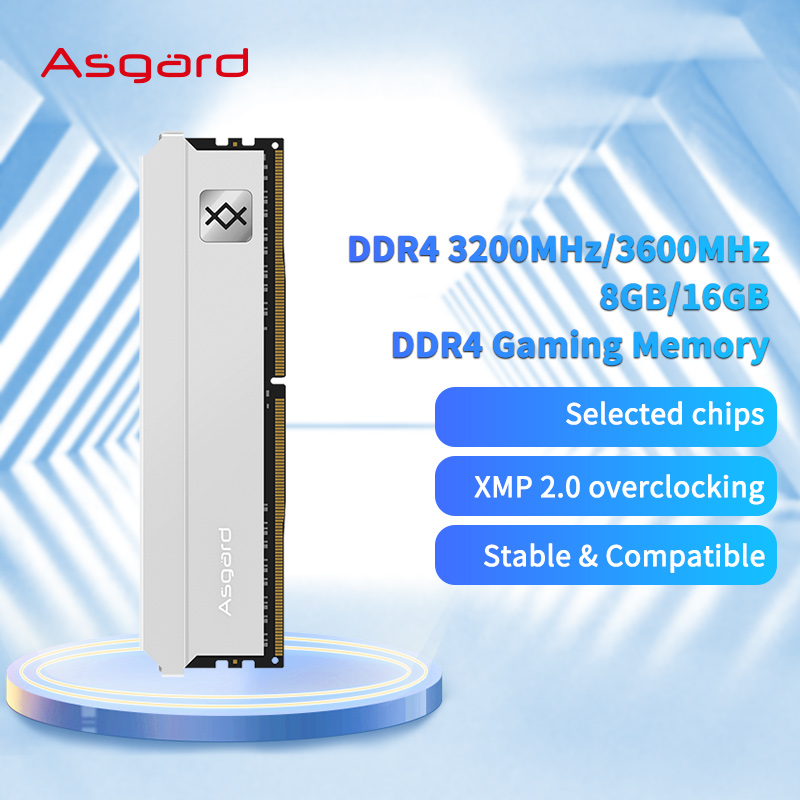 Asgard memoria DDR4 8GBx2 16GBx2 32GB 3200MHz 3600MHZ ram DDR4 para PC de escritorio