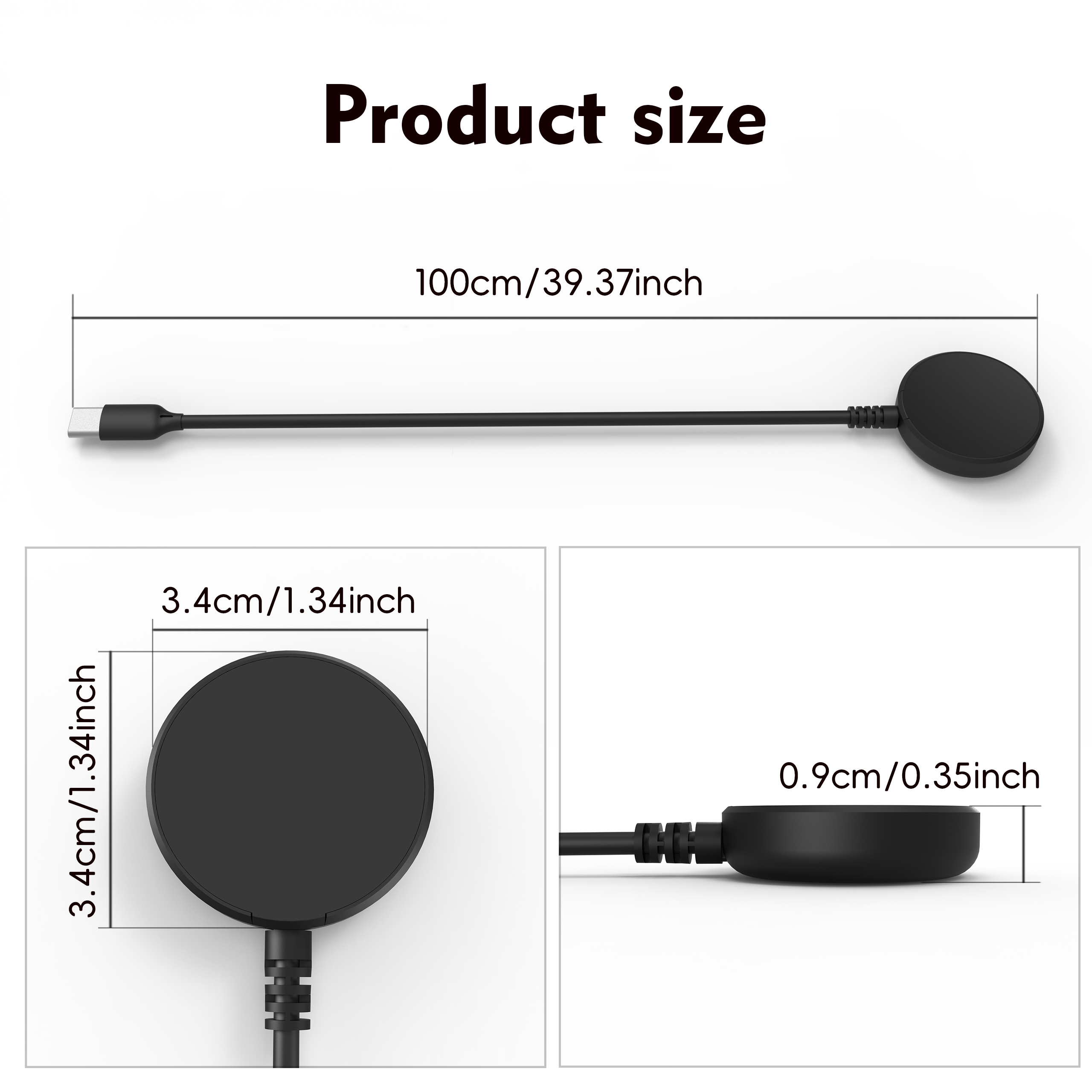 Watch Whiress charger for Galaxy Watch Charger Cable for Galaxy Watch 3/4/5/6/7 Ultra 4/6 Classic  5 Pro Active 1 /2