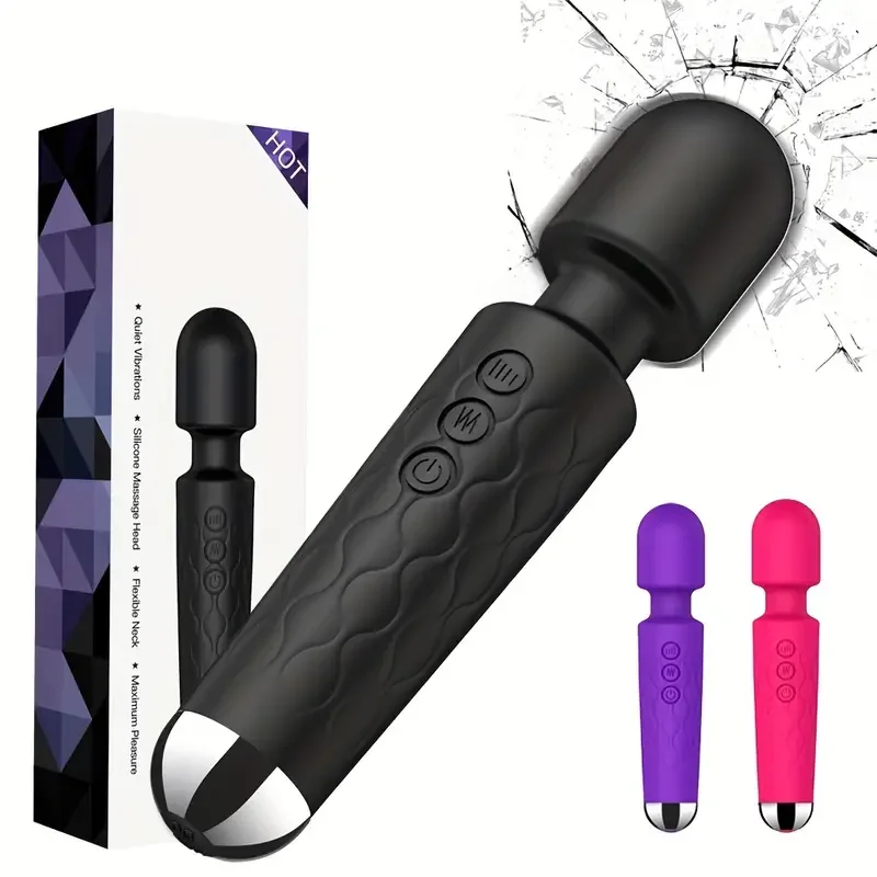 강력한 Clitoris 진동기 USB 충전 AV 진동기 마사지 성적 웰빙 여성을위한 에로틱 한 섹스 토이 성인 제품 G Spot
