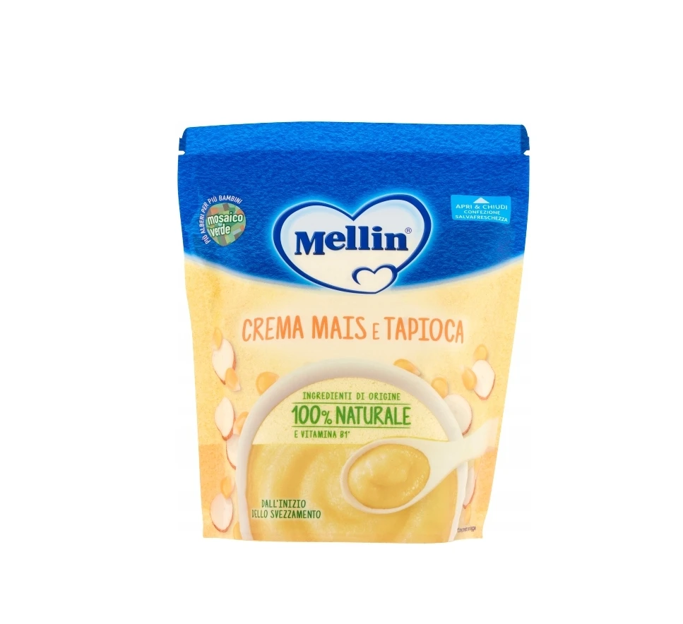 Kaszka kukurydziana Crema di Mais e Tapioca 200g - Mellin