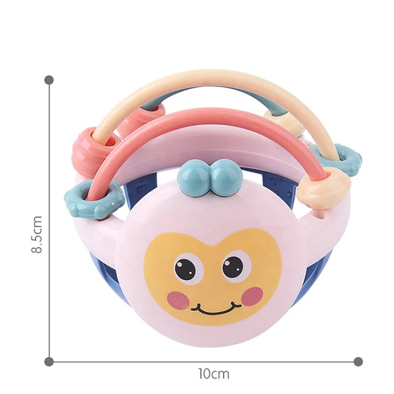 아기 부드러운 젖니가 남 장난감 신생아 조기 교육 감각 Teether 딸랑이 터치 손 파악 공 유아 공 게임 장난감 개발