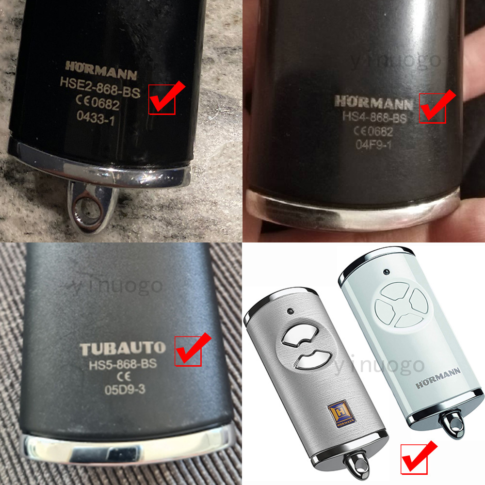 HORMANN HSE2 HSE4 868 BS Điều Khiển Từ Xa Nhà Để Xe Mở Cửa Hormann 868Mhz Điều Khiển Từ Xa Hormann HSS4 HSP4 HS1 HS4 HS5 868 BS