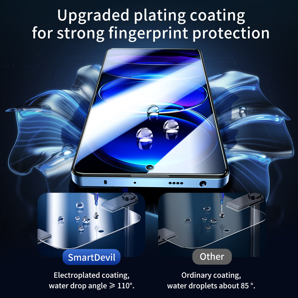 SmartDevil 2 uds Protector de pantalla para Xiaomi 17 15 13T 14T Redmi Note 15 Pro HD película de vidrio templado para Redmi Note 13 Pro Note 14