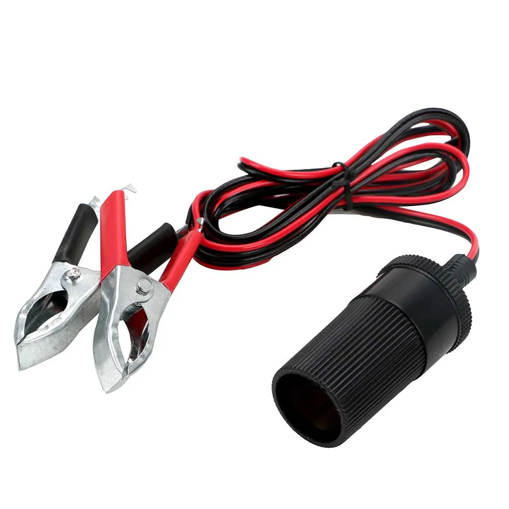 Clipe de bateria de carro de alta potência de cobre puro para isqueiro fêmea soquete 12v 24v 220w volt tomada de carro