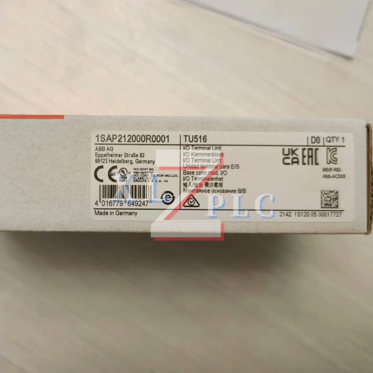 Módulo PLC nuevo original 1SAP170901R0101 1SAP212000R0001 1SAP212000R0001 TU516