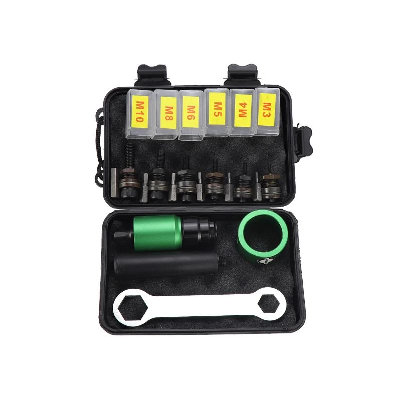 M3M4M5M6M8 Elektrisch klinknagelpistool Klinknagelmoer Pistool Booradapter Insert Moer Trekklinkgereedschap, voor elektrische boor / handsleutel