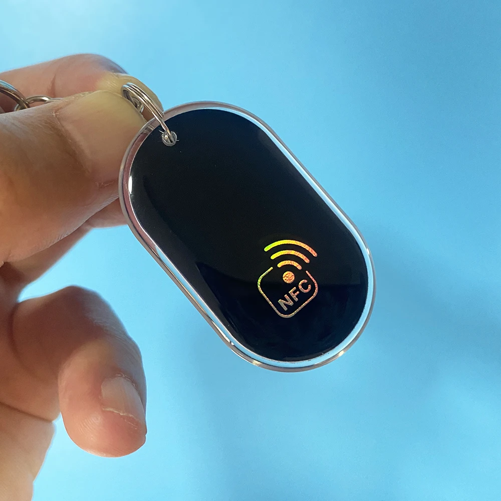 10 шт. эпоксидная NFC NFC213 брелок для ключей ISO14443A 13,56 МГц RFID NFC смарт-карты брелок для совместного использования социальных сетей контактная бирка для ключей