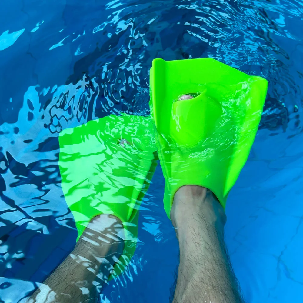 Professional ซิลิโคน Fins ว่ายน้ําดําน้ําการฝึกอบรมกบรองเท้าอุปกรณ์ดําน้ําดูปะการังผู้ใหญ่สั้น Fins ฟรีดําน้ํา Fins รองเท้าว่ายน้ํา