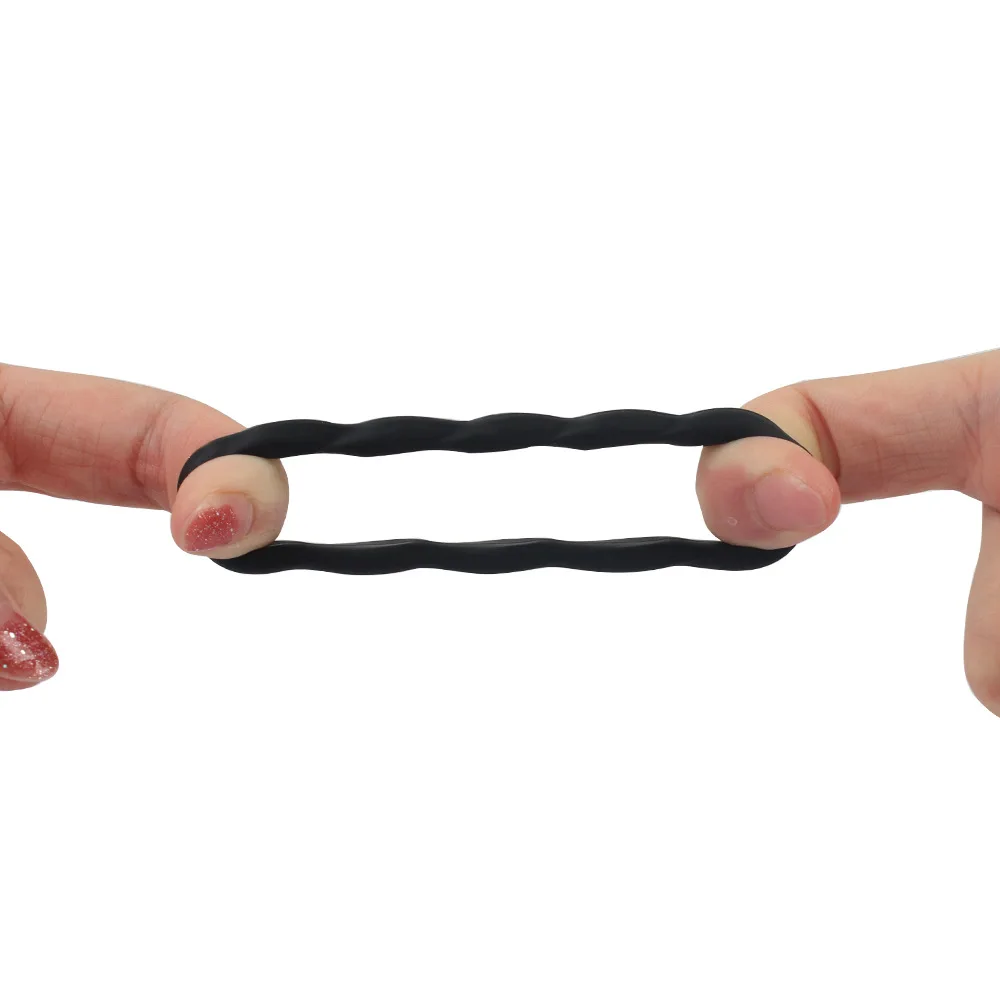 남근 확대 내구성 실리콘 페니스 링, 성인 남성용 섹스 토이, 남성 사정 지연, 음낭 잠금 링, 3 개