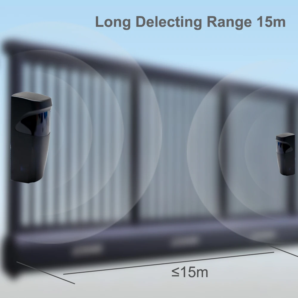 Garage Door Photocell Infrared Sensor Detector Safety Beam Photocell For Gate Automatic Gate Barrier Infrared Beam Sensor