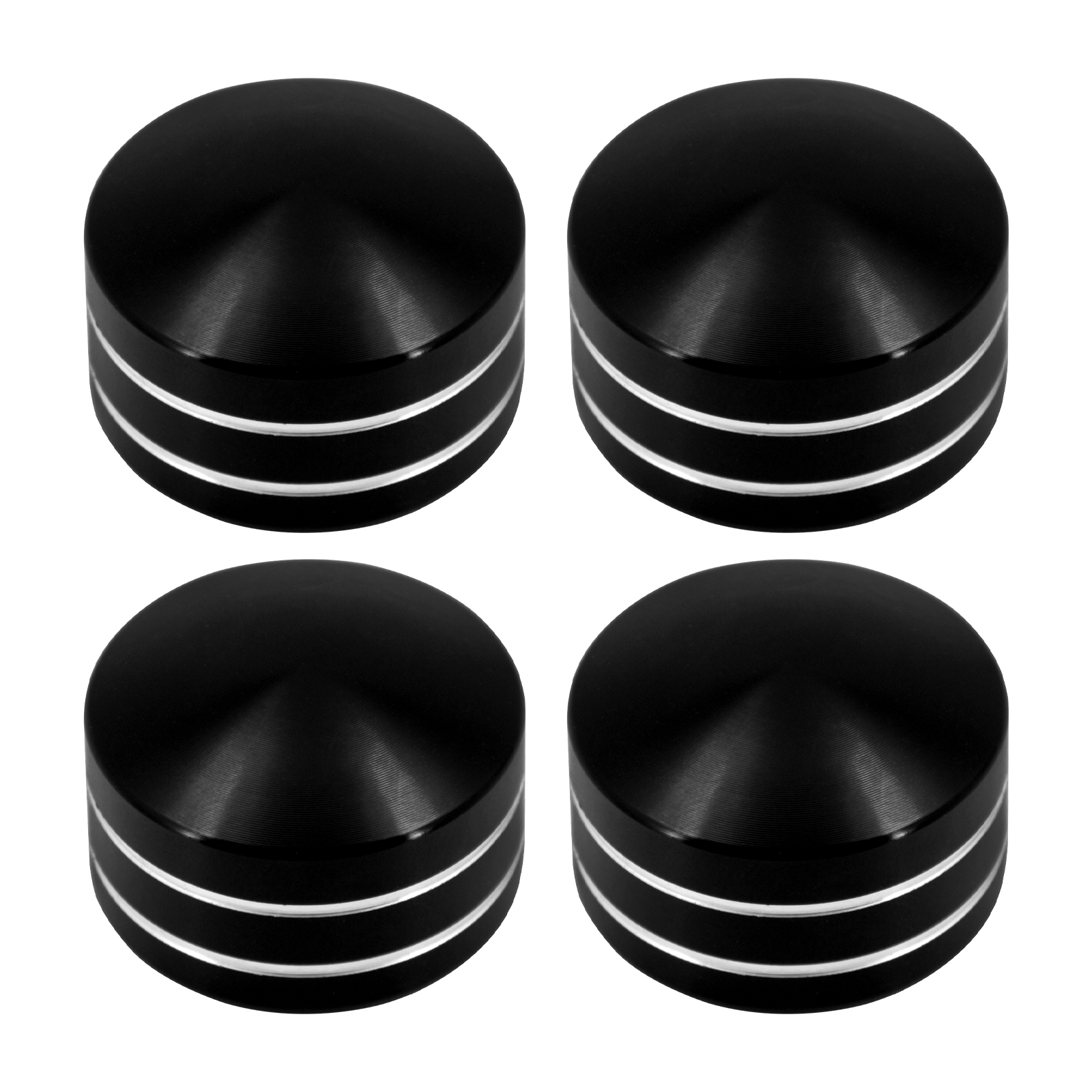 4 個オートバイスパークプラグカバーエンジンネジナットハーレーツーリングスポーツスター XL883 1200 48 72 ツインカム 99-17 ヘッドボルトキャップ