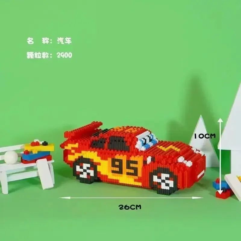 Juguete de bloques de construcción de conejo bonito, ladrillo de partículas pequeñas, juguete de ensamblaje Diy para niños, modelo 3D, decoraciones, regalo para niños