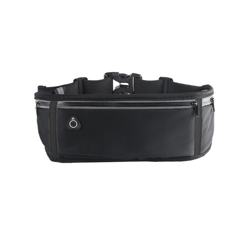 Bolsa de cintura Therunning 2025 não shakewhen segurando um celular. Bolsa de cintura de grande capacidade para escalada, ciclismo e esportes