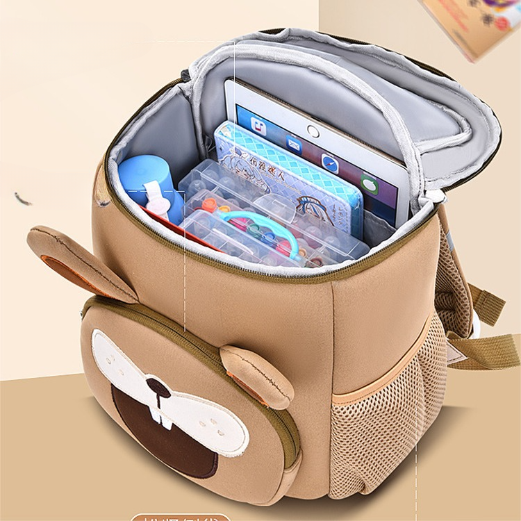 Sesame Baby New Kindergarten Cartoon Schoolbag Male Lightweight Mini Diving Material Small Bag Children's Backpack