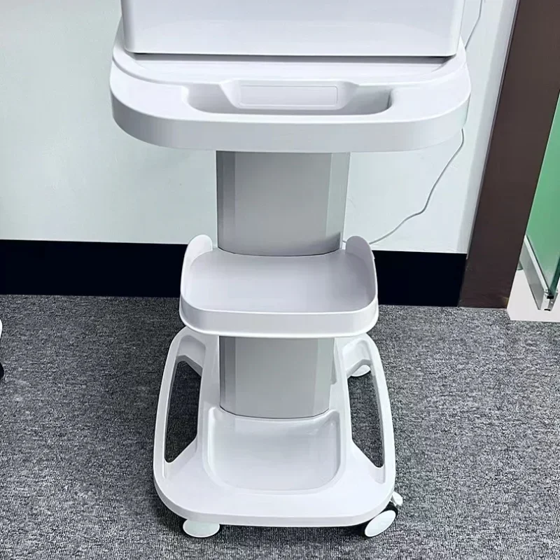 ホイール付きマニキュアカート,エレガントなトロリー,美容師用スーツケース,化粧品キャリア,ローリングトレイ,収納,zlq