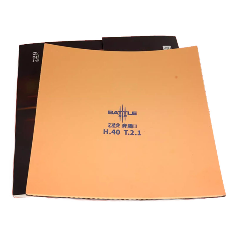 友情卓球ゴム、スポンジピンポン、攻撃、3つの粘着性ピンプルイン、スポンジ、729、2.1mm