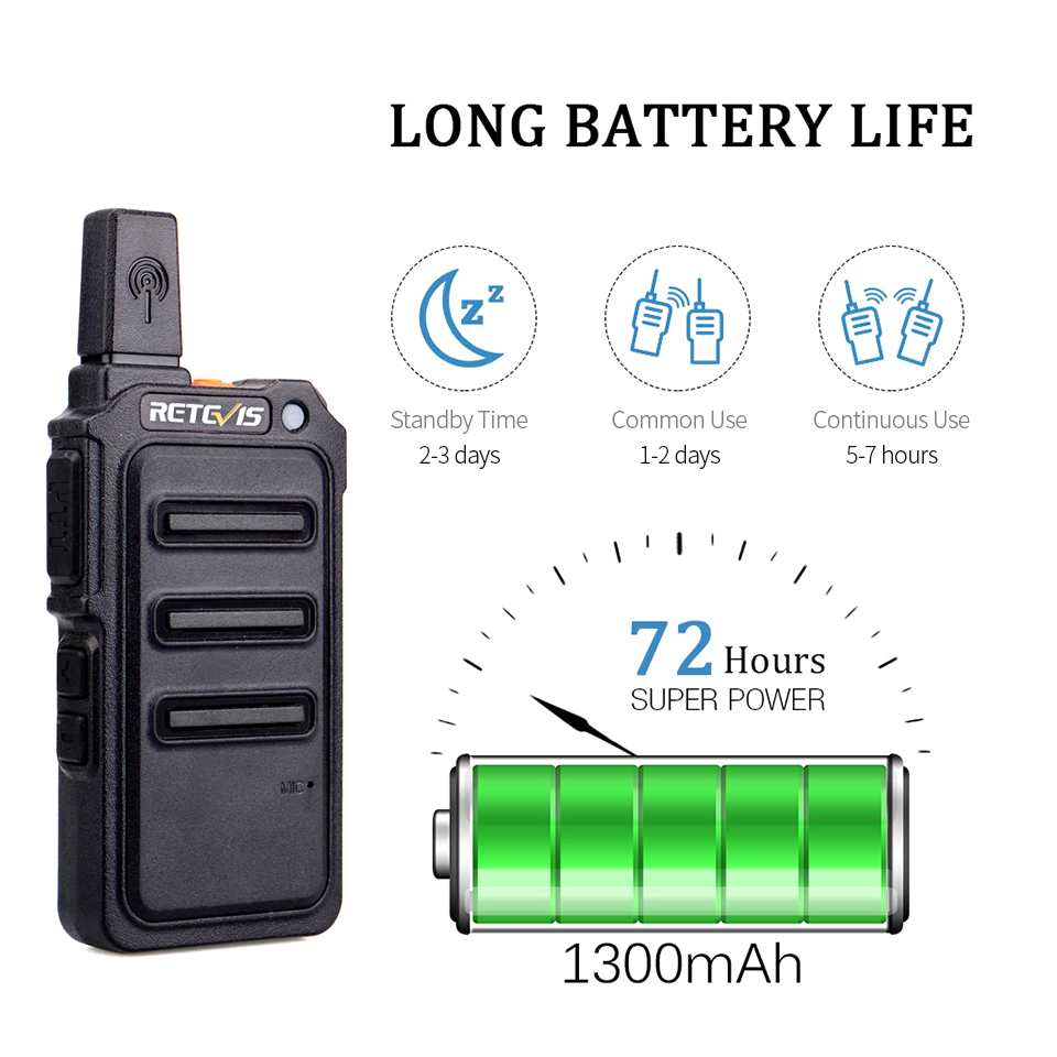 Retevis RT619/RT19 Walkie Talkie FRS PMR 446 2PCS PTT Zwei Weg Radio Transceiver Tragbare Radio Comunicador Walkie-talkies