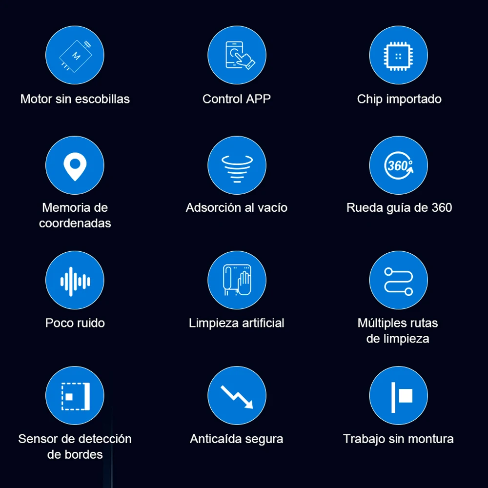 (Código de cupón: EUEU03) Ventana robot de limpieza Liectroux YW910, Doble Rociado de Agua,Sensor Láser, Robot de Limpieza de Cristales de Pared en el Hogar, Control por Aplicación, de trabajo sin borde, AI mapa de ruta