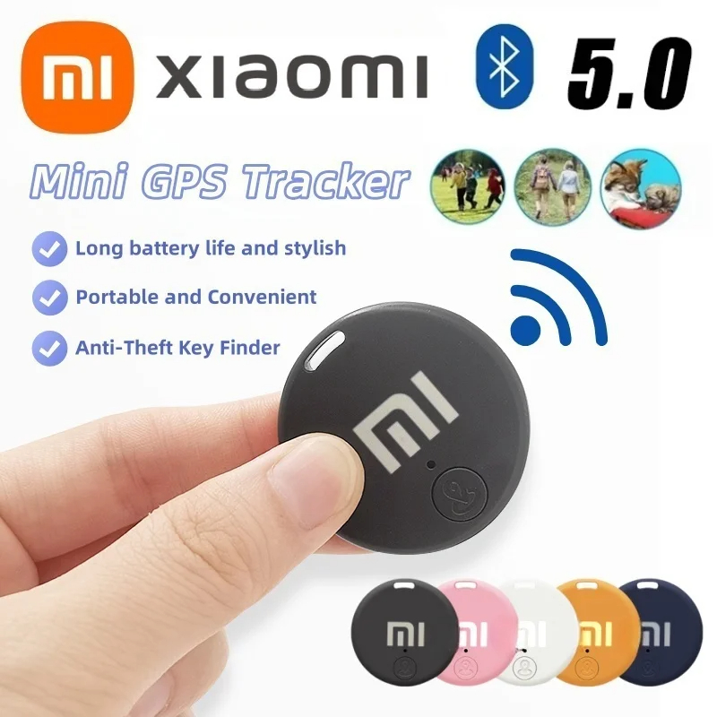Мини GPS-трекер Xiaomi Bluetooth 5,0, устройство против потери, детская сумка для домашних животных, кошелек с отслеживанием IOS Android, умный локатор, новый 2025