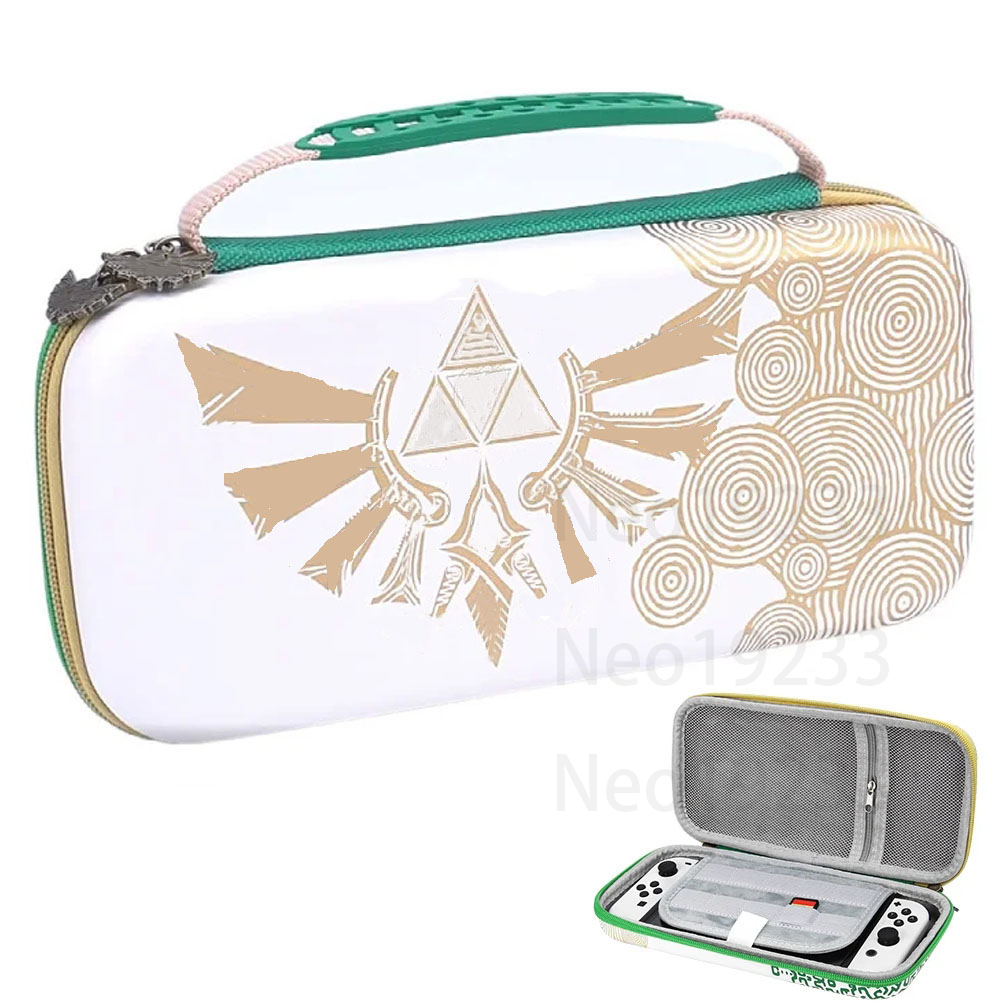 มือจับเชือกกันน้ำสำหรับ Zelda-King น้ำตาแห่งราชอาณาจักรสำหรับนินเท็นโดสวิตช์ /oled กระเป๋าใส่ของเก็บของแบบพกพาพร้อมช่องเสียบการ์ด10ช่อง