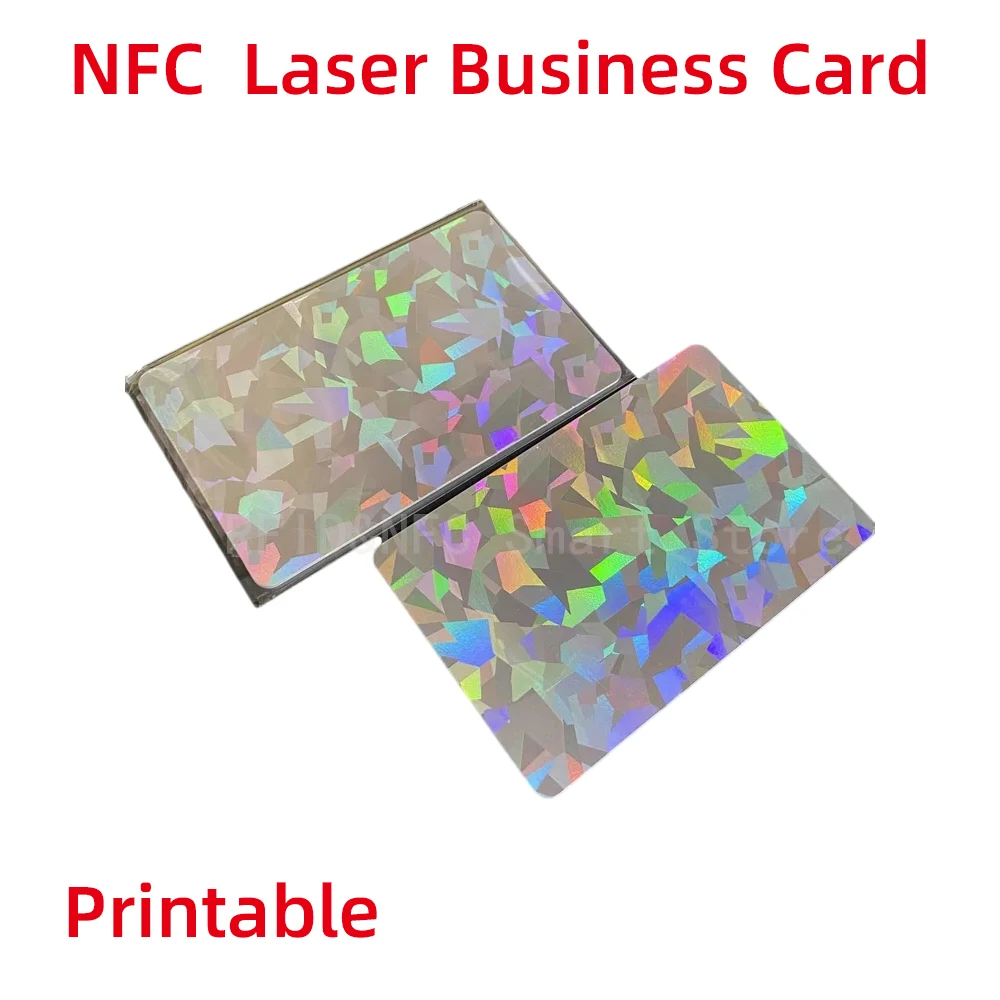 5 шт. NFC лазерные визитные карточки Материал ПВХ 13,56 МГц RFID контроль доступа NTG 213 NFC-карта персонализированная лазерная визитная карточка NFC