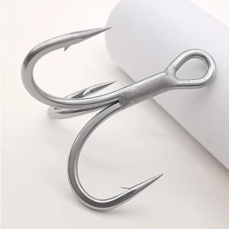 LUREHOLIC 3X 4X Super Strong Treble Hooks Super Slide Coated and Ultra Anti Rust Coated for Lure Fishing Fresh Water Sea Fishing