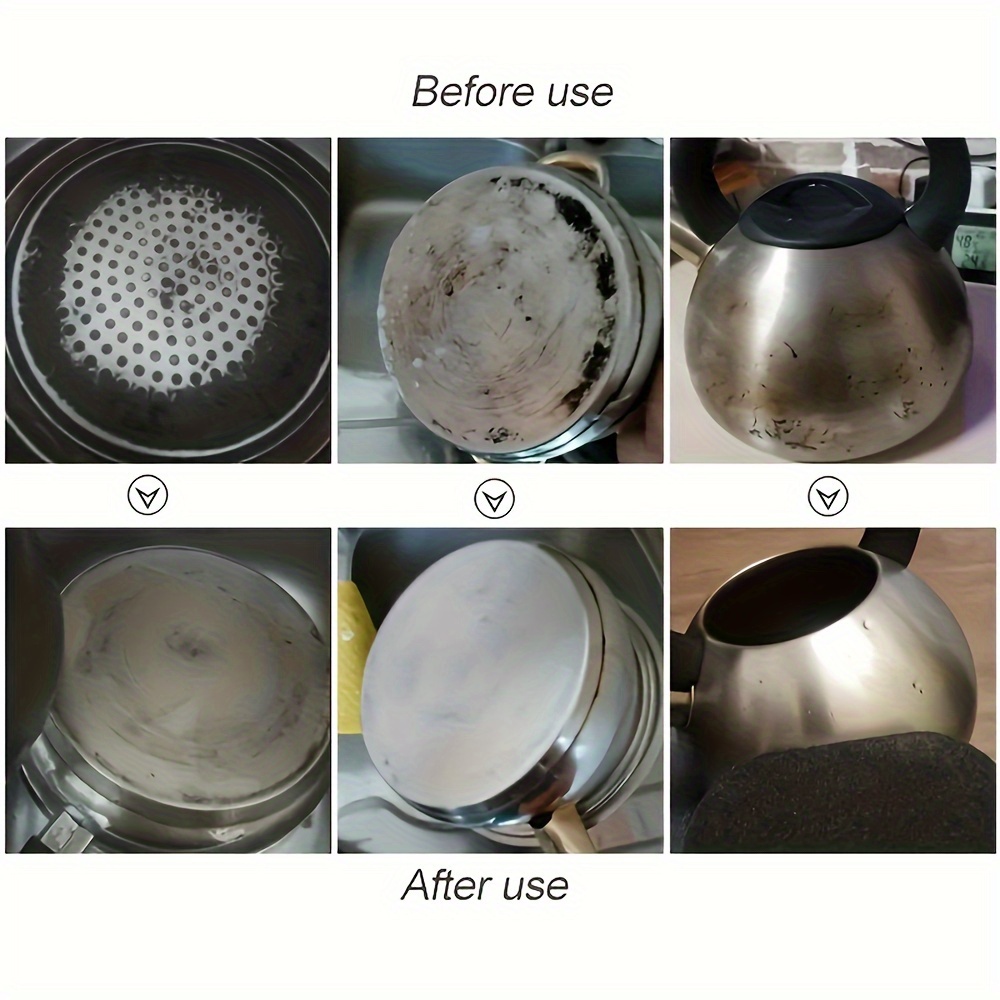 Kitchen Cleaning Brush Household Magic Eraser Washing Dishes With Diamond Sand Scouring Cloth Sponge Eraser With Handle Tool