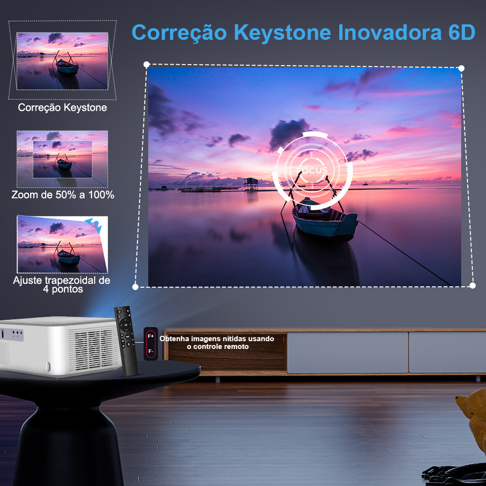 ThundeaL Mini Projetor Portátil TD92 Pro FHD 1080P Full HD Feixe 4K Vídeo WiFi Projetor Android TD92Pro Filme 3D Home Theater