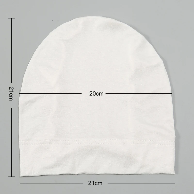 Jednokolorowa modalna koszulka hidżab szalik elastyczna czapka wewnętrzna miękka podszalik kobieta muzułmańska moda Bonnet 22*21cm