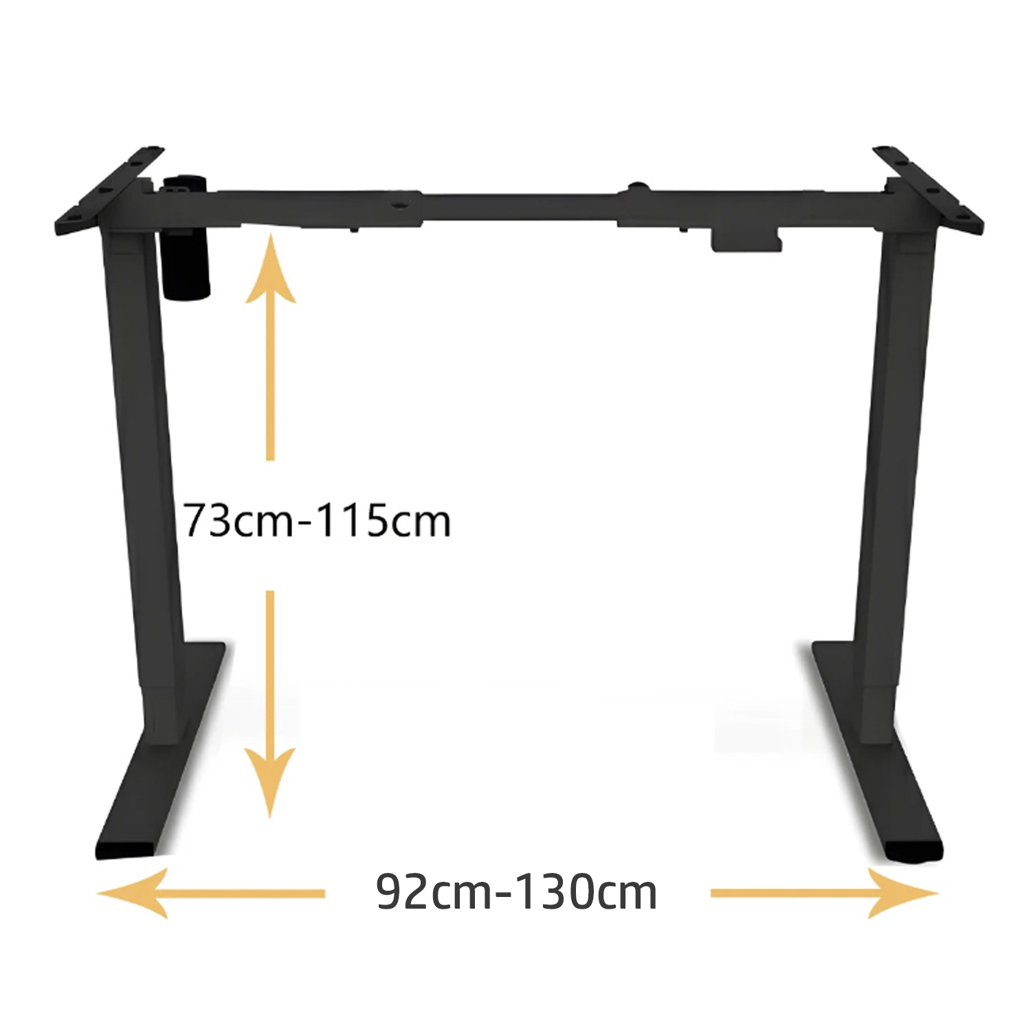 Lifting desk electric high grade model only leg load weight about 60kg (leg) standing Desk Up and Down Height Adjusted Ergonomics Lifting Desk Lifting Table Electric Desk Safety Collision Memory (Table Board Not Included)